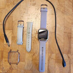 Garmin Venu Sq watch Orchid Band Rose Gold 20mm